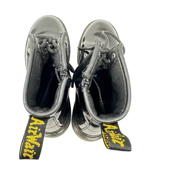 Dr Martens Patent Leather Boots - Black - Youth 5US/4UK - 1460Y - Picture 5 of 11